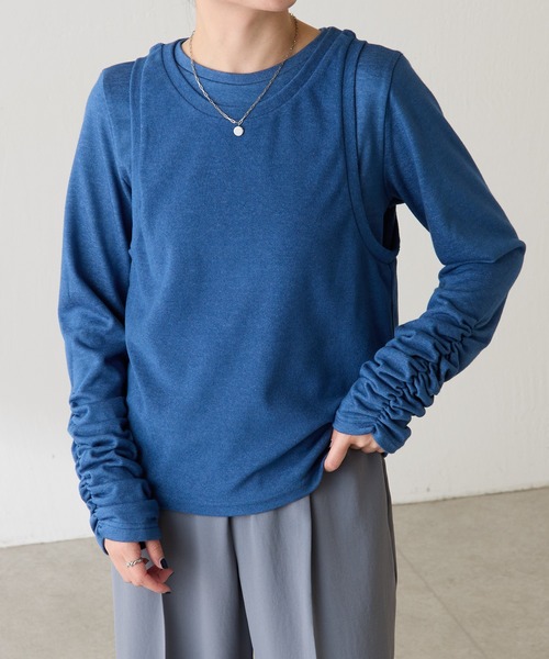 COLLAGE GALLARDAGALANTE レイヤードロンT COLLAGE GALLARDAGALANTE tシャツ パイルレイヤードロンT/2点
