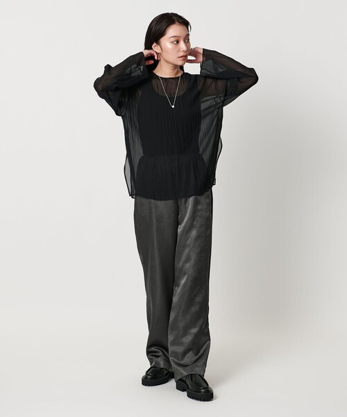 MARW UNITED ARROWS パンツ 「MARW ARROWS」ワッシャー サテン