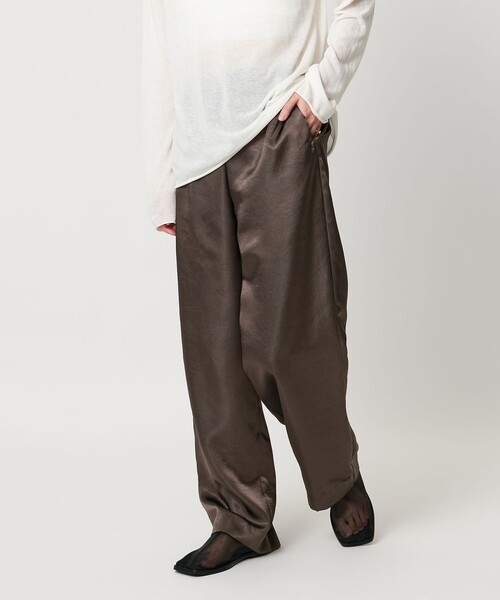 MARW UNITED ARROWS パンツ 「MARW ARROWS」ワッシャー サテン
