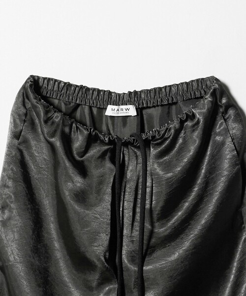 ＜MARW UNITED ARROWS＞サテン ギャザーパンツ MARW UNITED ARROWS（マルゥ ユナイテッドアローズ）の「＜MARW