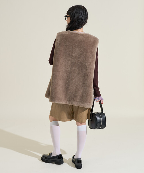 FREAK'S STORE（フリークスストア） ベスト ジレ ファーベスト