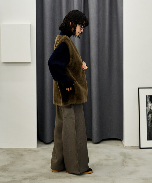 FREAK'S STORE ベスト ジレ ファーベスト レディース : ZOZOTOWN