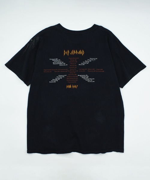 VINTAGE tシャツ 「USED」Y2K “Def Leppard” バンド Tシャツ メンズ