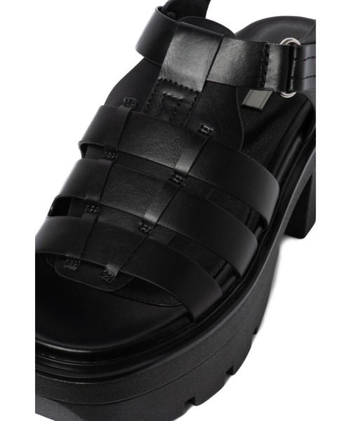 「R&E」 ヒールサンダル L アイボリー レディース_画像3