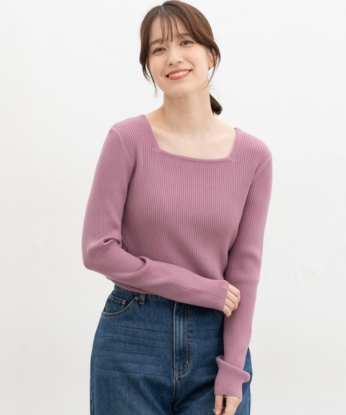 Honeys（ハニーズ） ニット セーター 「しなやかニット・ヒアルロン酸