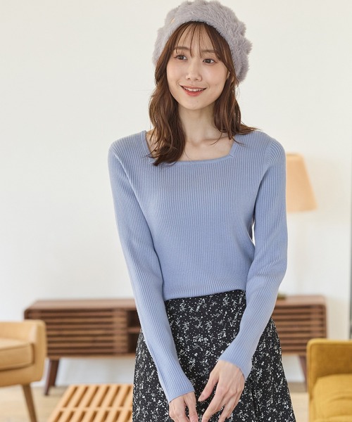 Honeys（ハニーズ） ニット セーター 「しなやかニット・ヒアルロン酸