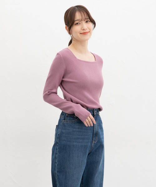 未使用　 　JEANS セーター コントラストシェニールセーター - ネイビーブルー | ZARA Japan / 日本