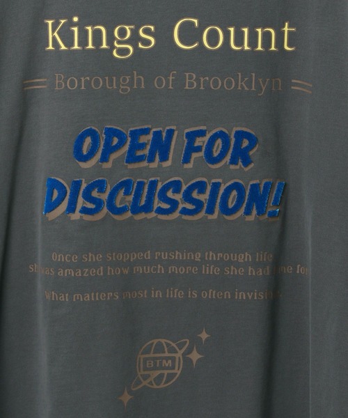 「niko and...」 半袖Tシャツ MEDIUM グレー レディース_画像2