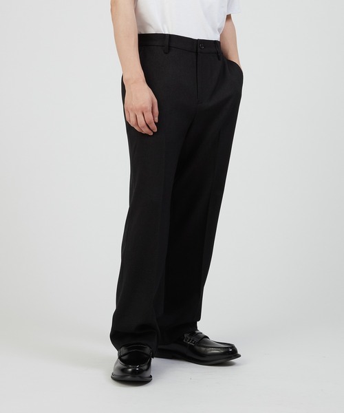 マルチサイズ スラックス ツイルストレートスラックス メンズ