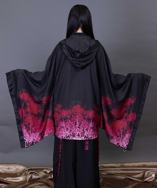 REZEN（リゼン） コート ジャケット 彼岸花羽織パーカー メンズ