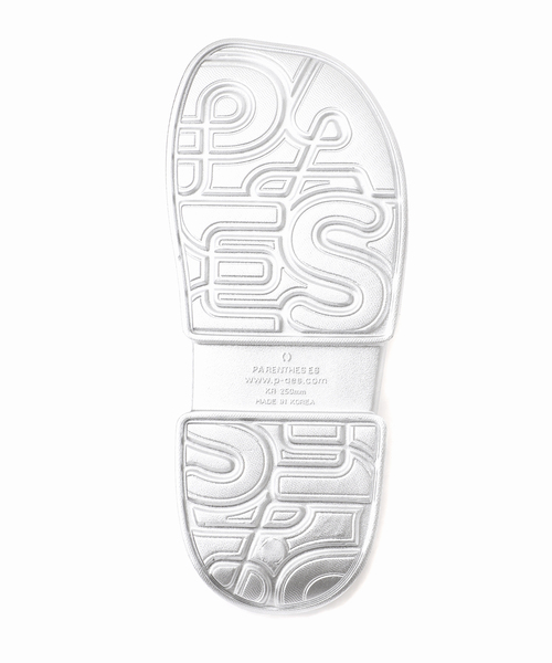 「Spick & Span」 「PAES」フラットサンダル 23cm シルバー レディース_画像8