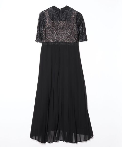 「PourVous」 半袖ワンピース M ブラック レディース_画像2