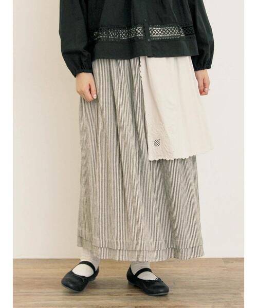 Samansa Mos2 スカート 刺繍クロス付きスカート : ZOZOTOWN Yahoo!店