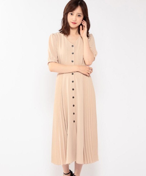 「MISCH MASCH」 半袖ワンピース M ピンク レディース_画像3