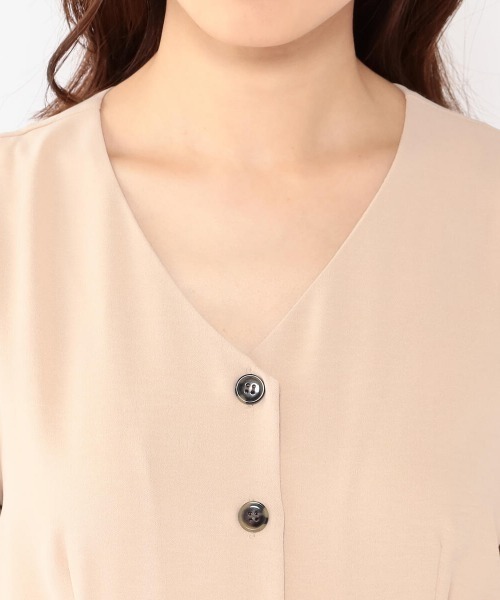 「MISCH MASCH」 半袖ワンピース M ピンク レディース_画像8