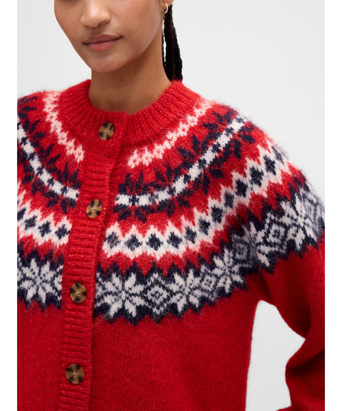 GAP（ギャップ） カーディガン ふわもこフェアアイル ニット