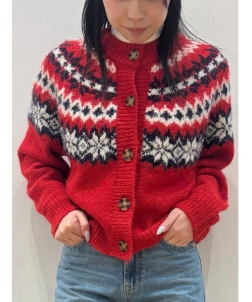 GAP（ギャップ） カーディガン ふわもこフェアアイル ニット