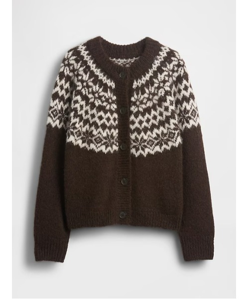 GAP（ギャップ） カーディガン ふわもこフェアアイル ニット