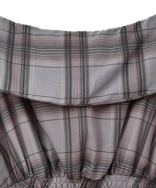 「31 Sons de mode」 半袖ワンピース 36 グレー レディース_画像4