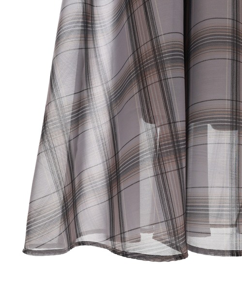 「31 Sons de mode」 半袖ワンピース 36 グレー レディース_画像7