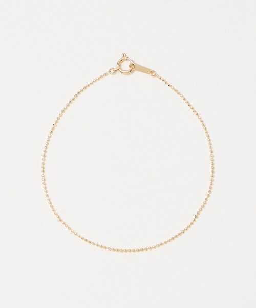 ユナイテッドアローズBEAUTY&YOUTH K10YG THINブレスレット BEAUTY＆YOUTH UNITED ARROWS ブレスレット K10YG THIN ブレスレット