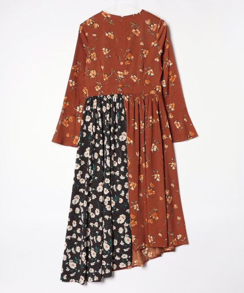 「MILLION CARATS」 長袖ワンピース SMALL ブラウン レディース_画像2