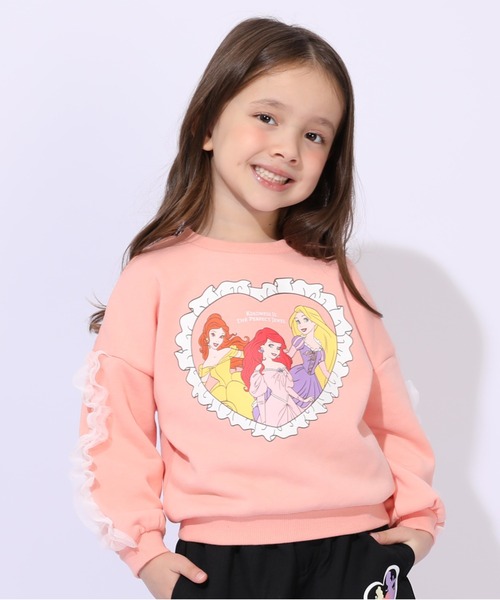 Disney（ディズニー） トレーナー プリンセス / 裏起毛袖チュール