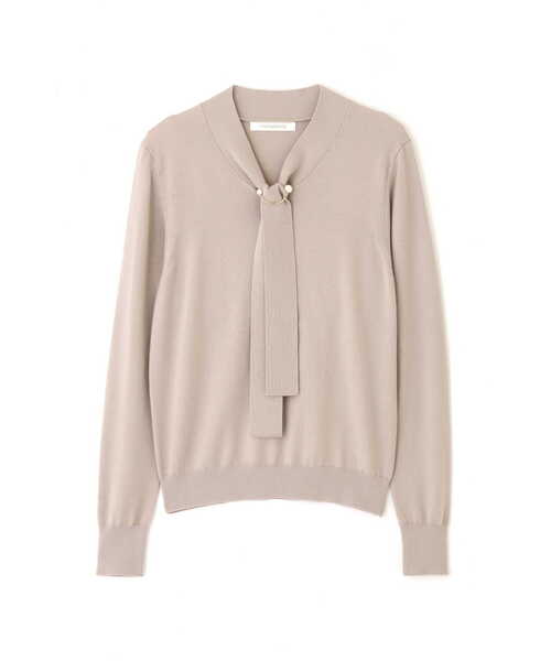 「PINKY&DIANNE」 長袖ニット 38 ベージュ レディース_画像6