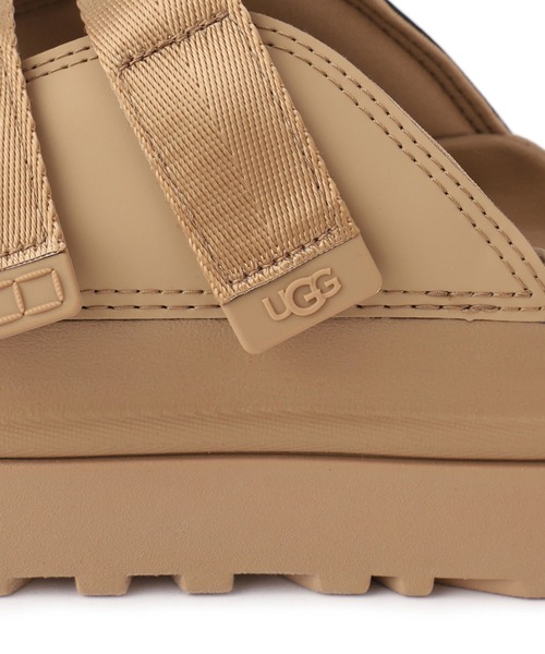 「UGG」 フラットサンダル 24 キャメル レディース_画像6