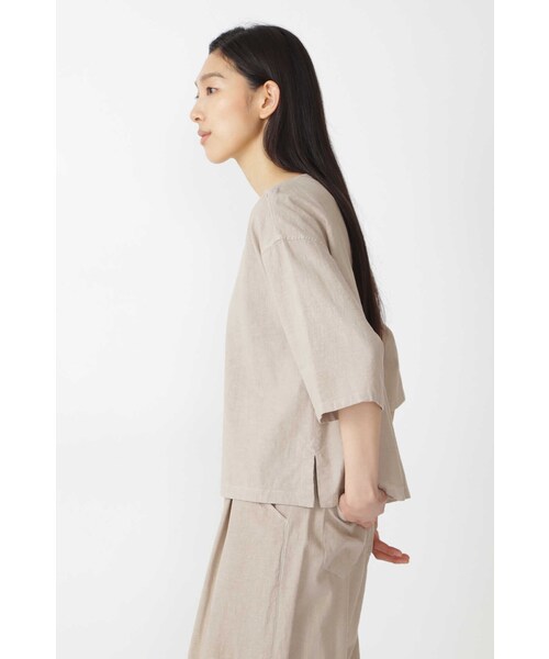 「human woman」 半袖ブラウス MEDIUM ブルー レディース_画像5