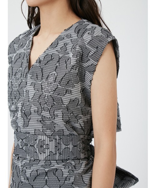 FRAY I.D（フレイ・アイディー） ノースリーブワンピース 0 アイボリー