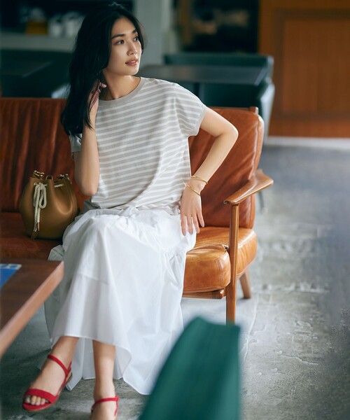 「23区」 半袖ニット 38 ブラック レディース_画像4