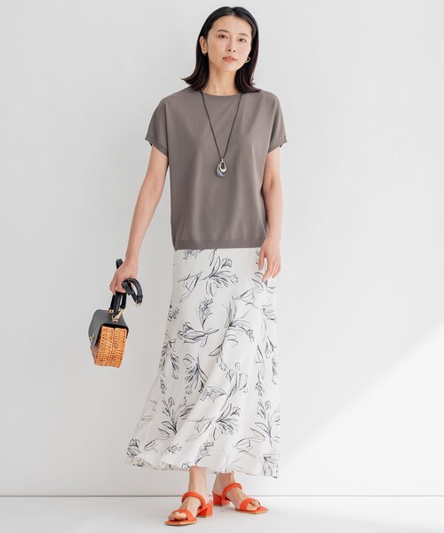 「23区」 半袖ニット 38 ブラック レディース_画像8