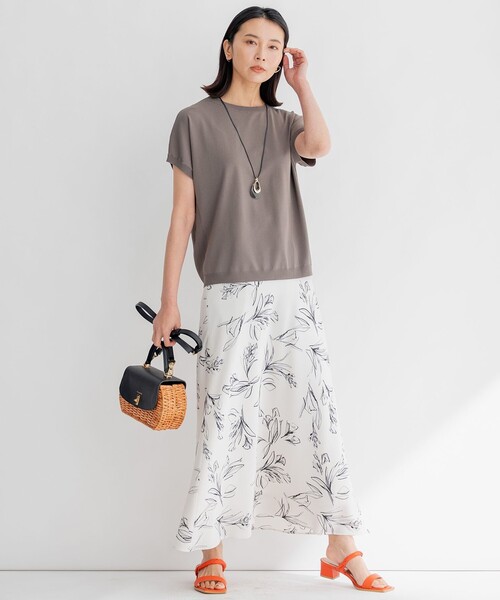 「23区」 半袖ニット 38 ブラック レディース_画像9