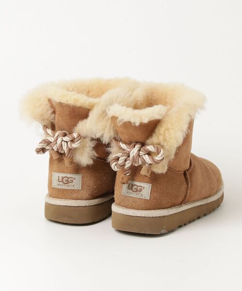 UGG ムートンブーツ ベージュ 21センチ UGG Australia（アグオーストラリア） 「UGG」 「KIDS」ムートンブーツ
