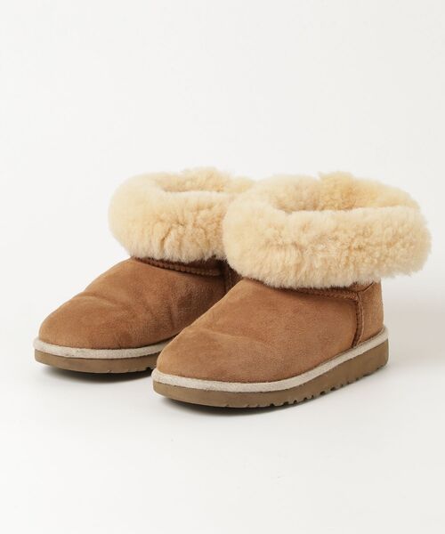 UGG ムートンブーツ ベージュ 21センチ UGG Australia（アグオーストラリア） 「UGG」 「KIDS」ムートンブーツ