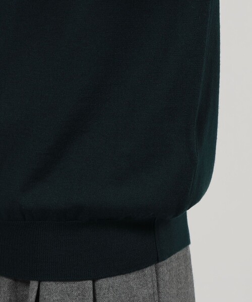 セーター ニット JOHN SMEDLEY TIBOR メリノウール ポロカラーニットシャツ メンズの画像