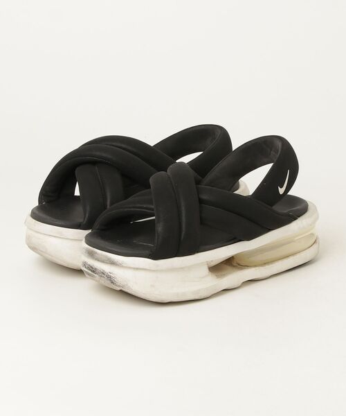 NIKE（ナイキ） フラットサンダル 24.0cm ブラック レディース