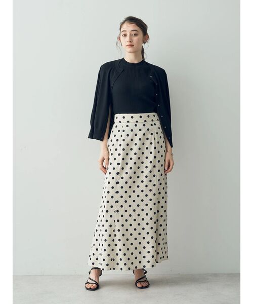 「YECCA VECCA」 ロングスカート S ブラウン レディース_画像7