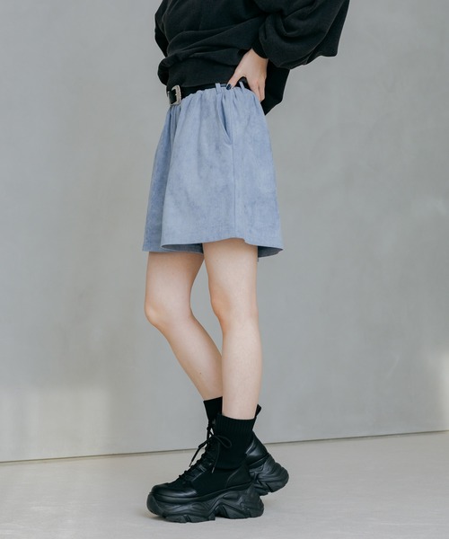 PAGEBOY（ページボーイ） スカート フェイクスエードキュロットパンツ