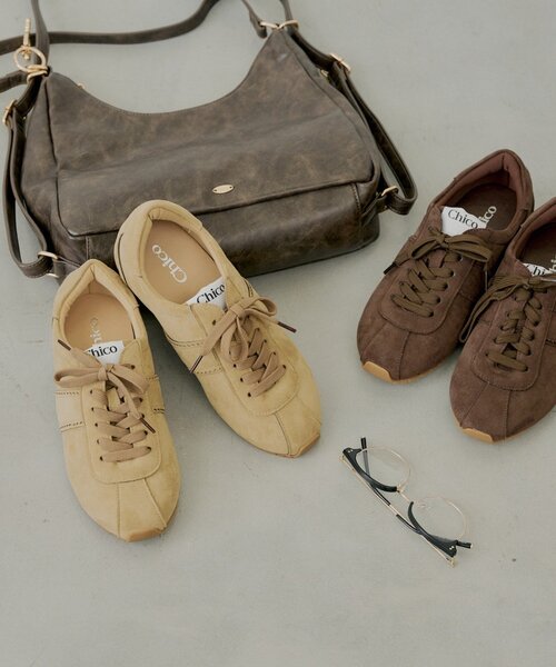 靴 CHIKO Chico（チコ） スニーカー インソールスエードスニーカー レディース