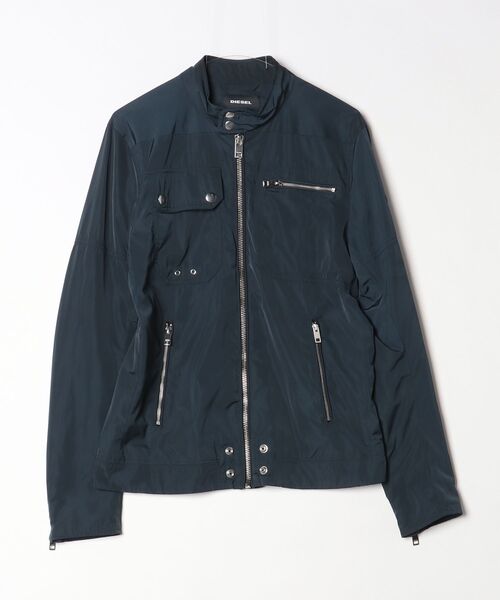 DIESEL」 ナイロンブルゾン L ネイビー メンズ DIESEL（ディーゼル）の 