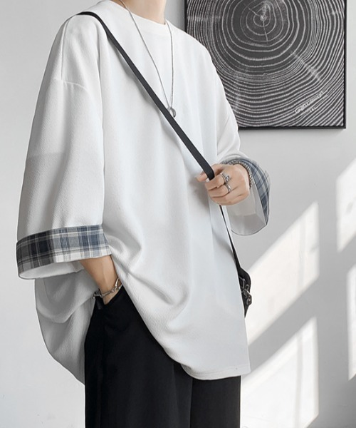 「link lot」 半袖Tシャツ L ブラック メンズ_画像6