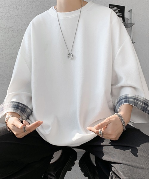 「link lot」 半袖Tシャツ L ブラック メンズ_画像7
