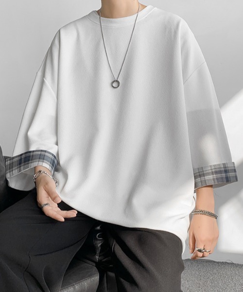 「link lot」 半袖Tシャツ L ブラック メンズ_画像8