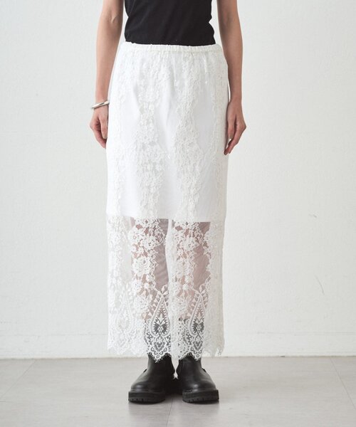 LOUNGEDRESS ペイズリーレーススカート Loungedress（ラウンジドレス） スカート レーススカート : ZOZOTOWN