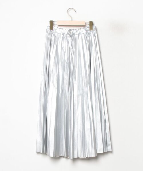 「loaf」 プリーツスカート ONE SIZE シルバー レディース_画像2