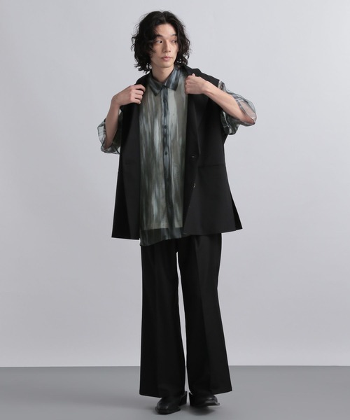 HARE（ハレ） 半袖シャツ FREE ブルー メンズ : ZOZOTOWN Yahoo!店