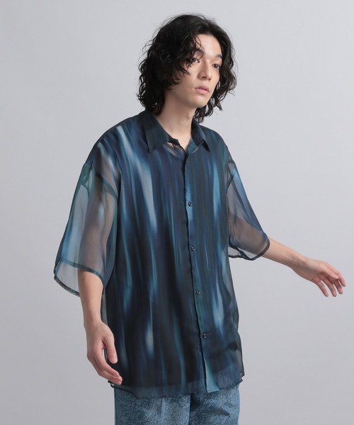 HARE 半袖シャツ HARE（ハレ） 半袖シャツ FREE ブルー メンズ : ZOZOTOWN Yahoo!店