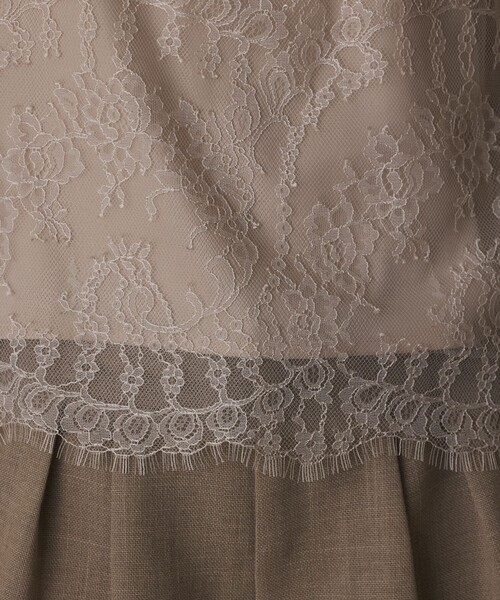 「GRACE CONTINENTAL」 長袖ブラウス 36 キナリ レディース_画像9